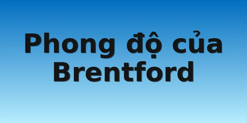 W88_Soi Kèo Man City Vs Brentford, 19h30 12/11 3 Phong độ của Brentford