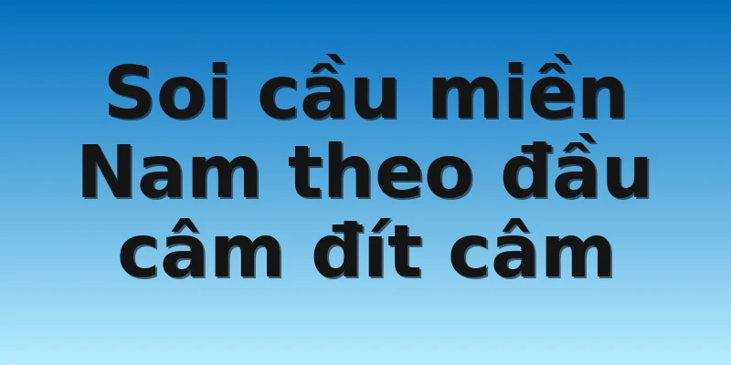 W88_Bật Mí Cách Soi Cầu Miền Nam Chủ Nhật Hiệu Quả Nhất 3 Soi cầu miền Nam theo đầu câm đít câm